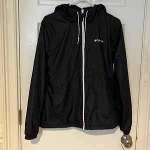 black columbia windbreaker